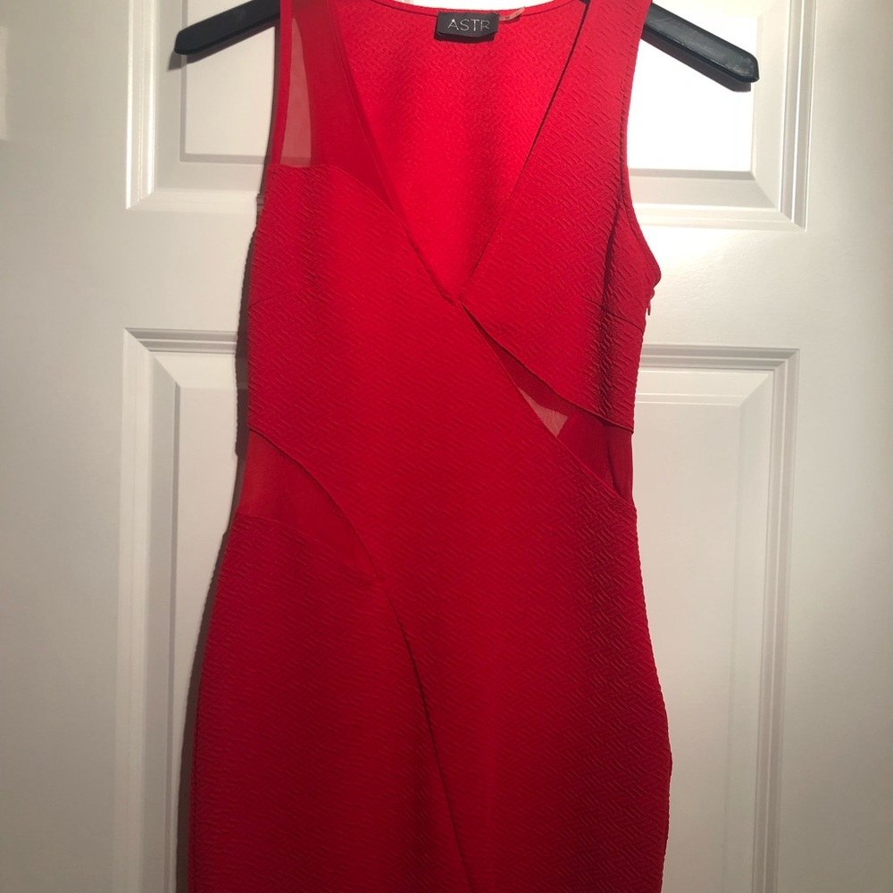 Red dress